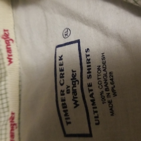 VINTAGE TIMBER CREEK BY WRANGLER ULTIMATE SHIRTS 100% COTTON EXCELLENT CONDITION - Picture 3 of 3